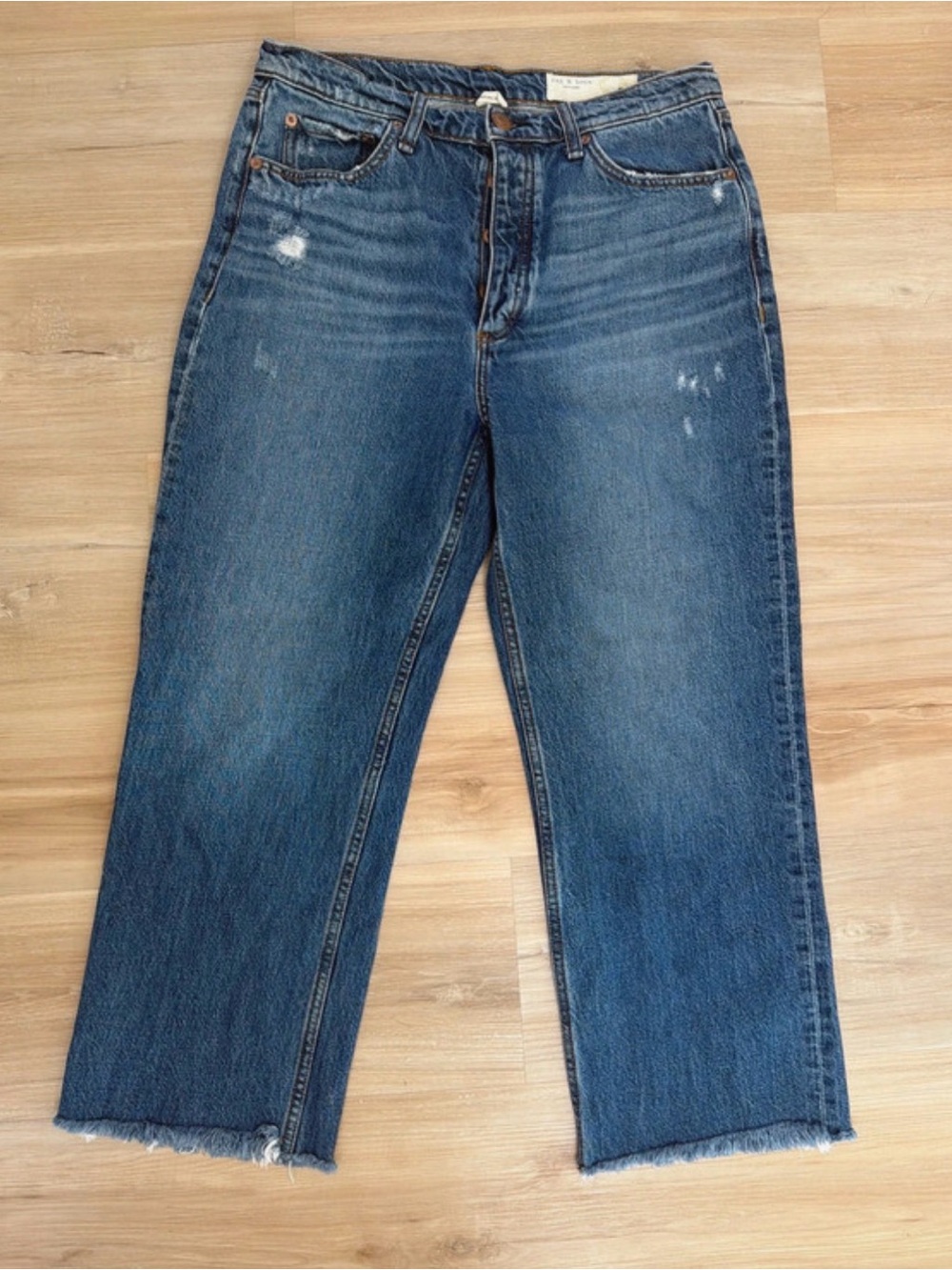 rag & bone Alex High Rise Straight 30